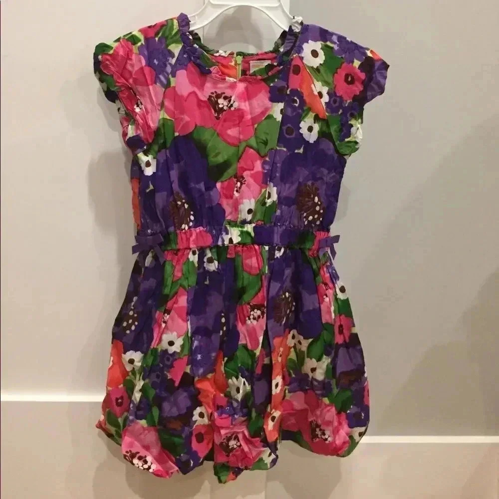 Gymboree floral bubble hem dress - 4